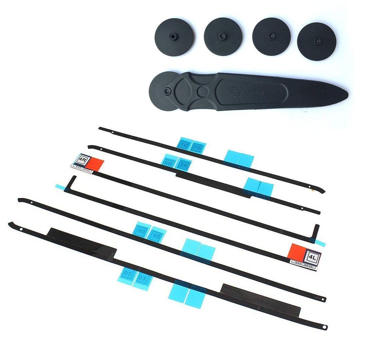 LeFix Replacement LCD Panel Adhesive Tape Strip Sticker + Opening Cutting Wheel Tool Kit for iMac 21.5'' 2012 2013 2014 2015 A1418 - Image 1